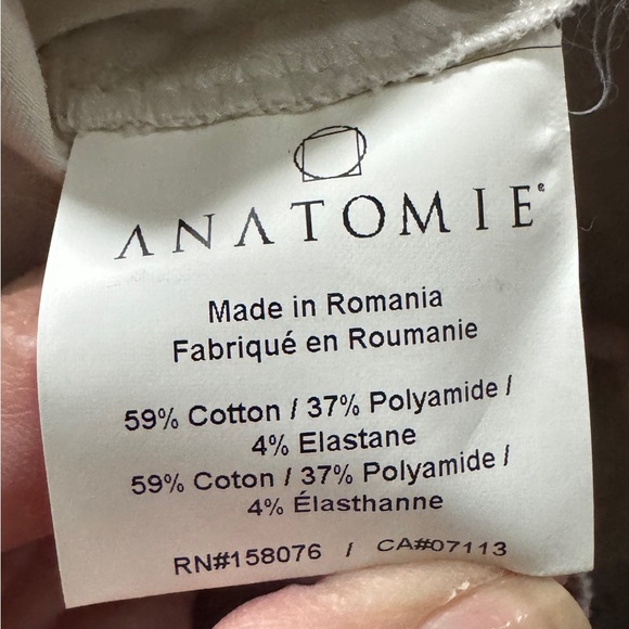 Anatomie Breck Ultra-Light Travel Shorts Stretch Minimalist XS - Picture 5 of 7